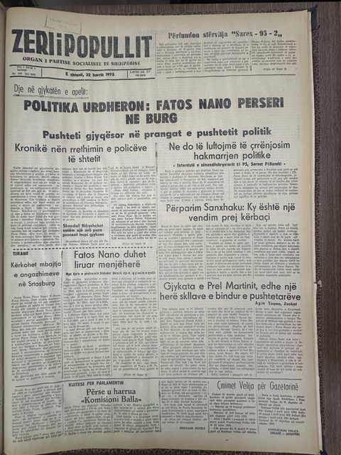 Zëri i Popullit 1995-07-22
